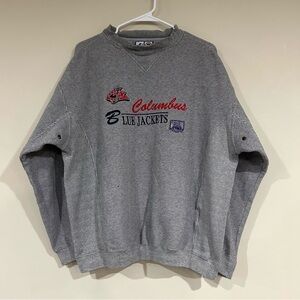 Columbus Blue Jackets Gray Sweater